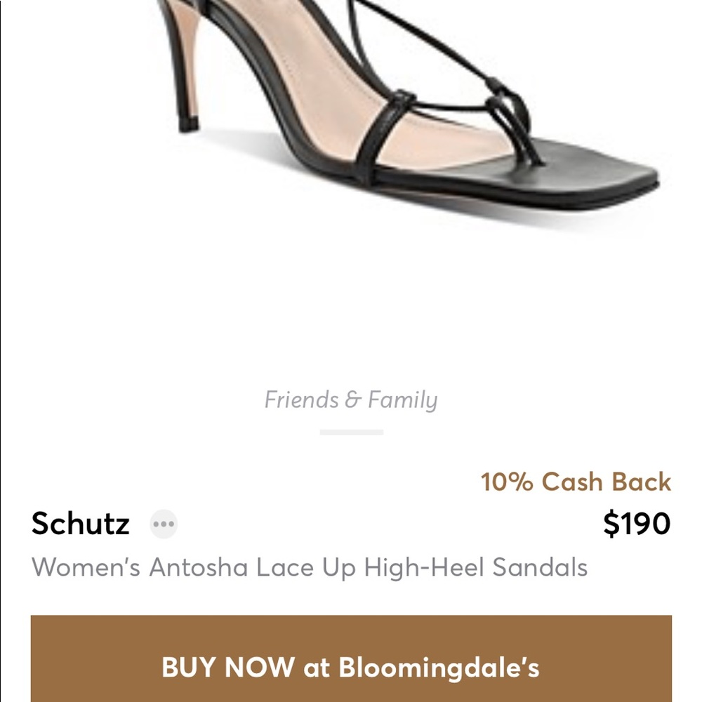 New Schutz Lace up sandal size 7.5